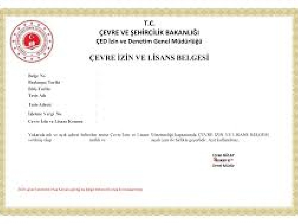 ÇEVRE İZİN LİSANS SÜREÇLERİ